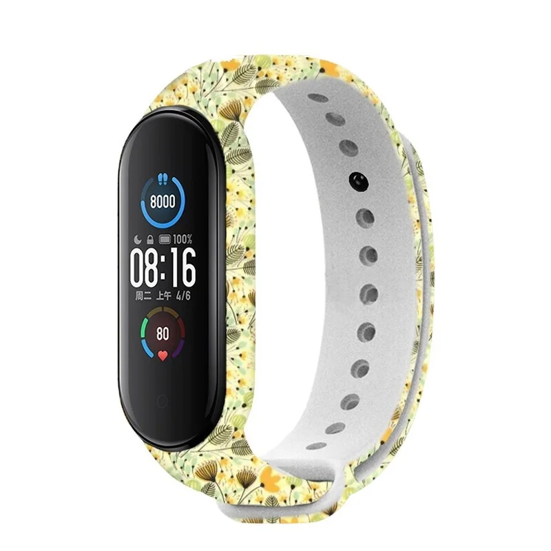 Correa de silicona para Xiaomi Mi Band 5, 4, 3, repuesto de pulsera, Color de muñeca