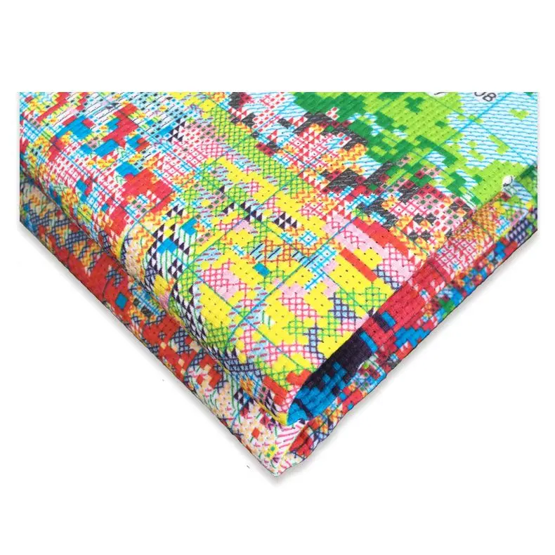 A79I DIY Handmade Needlework Counted Set Embroidery Kit 14CT Flowers Pattern -Stitching 33 * 50cm Home Decoration