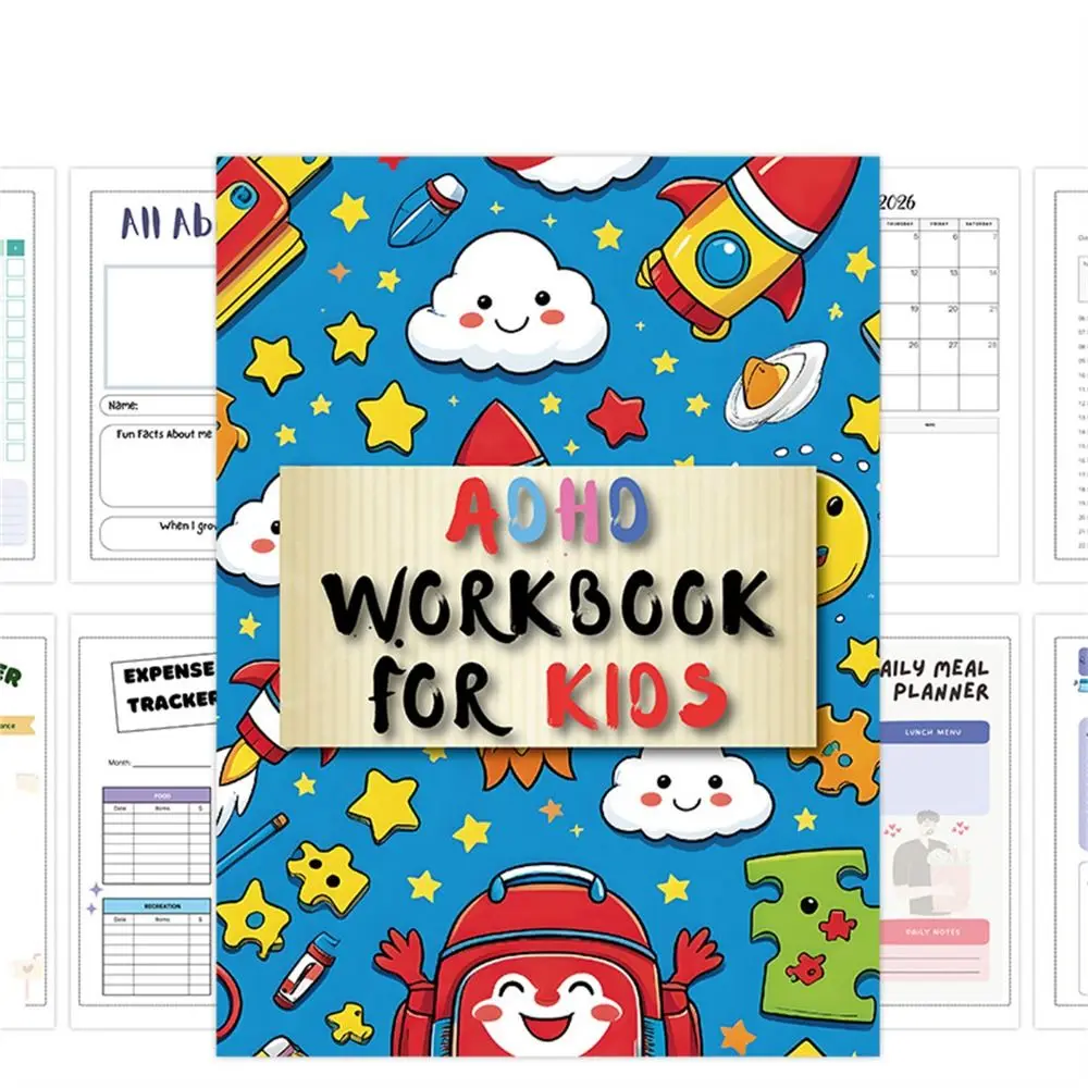 Actividades simples Libro de tareas de TDAH Actividades divertidas Fortalecer el enfoque Lista de tareas de TDAH Construye mejores rutinas Reducir los domingos de fusión