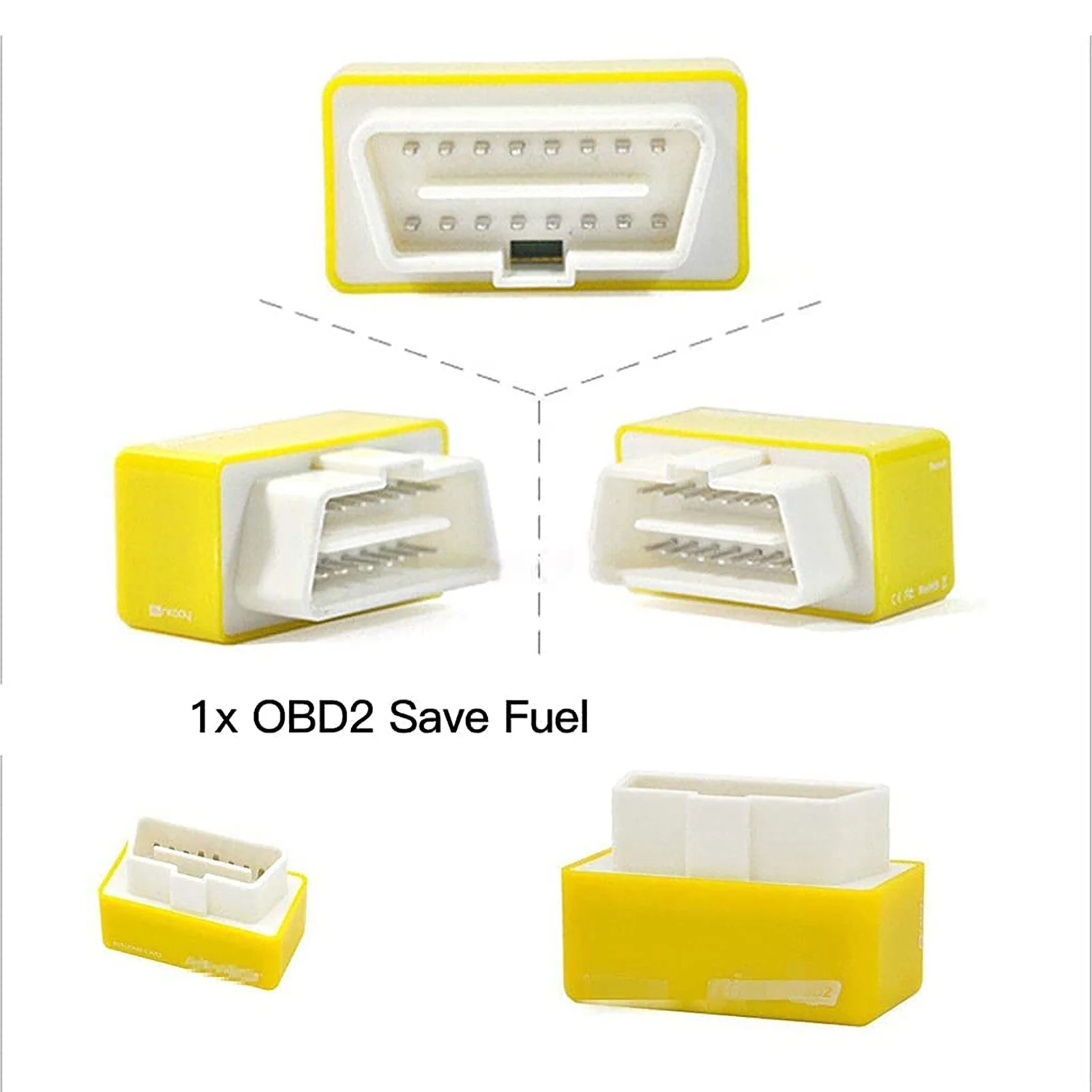 Car Fuels Saver Dual-Plate Fuels Saver With Chip Nitro OBD2 Economy Fuels Saver Tuning Box Chip Car Fuels Saving