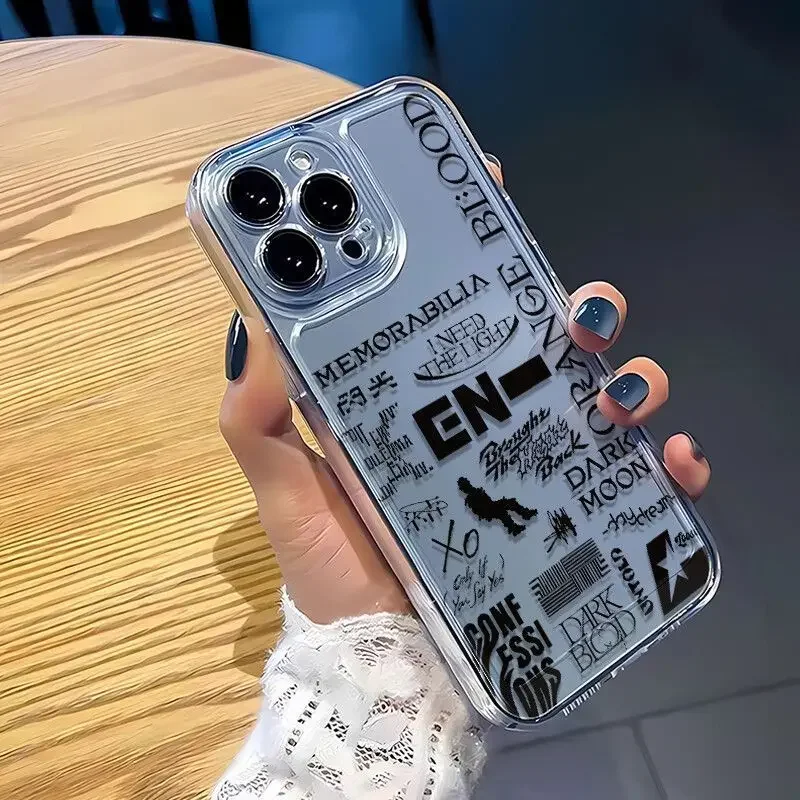 

Korean Singer Full Screen English Phone Case For iPhone 17 16 15 11 12 14 13 Pro Max Mini X XS XR 7 8 Plus SE4 16E Cover Fundas