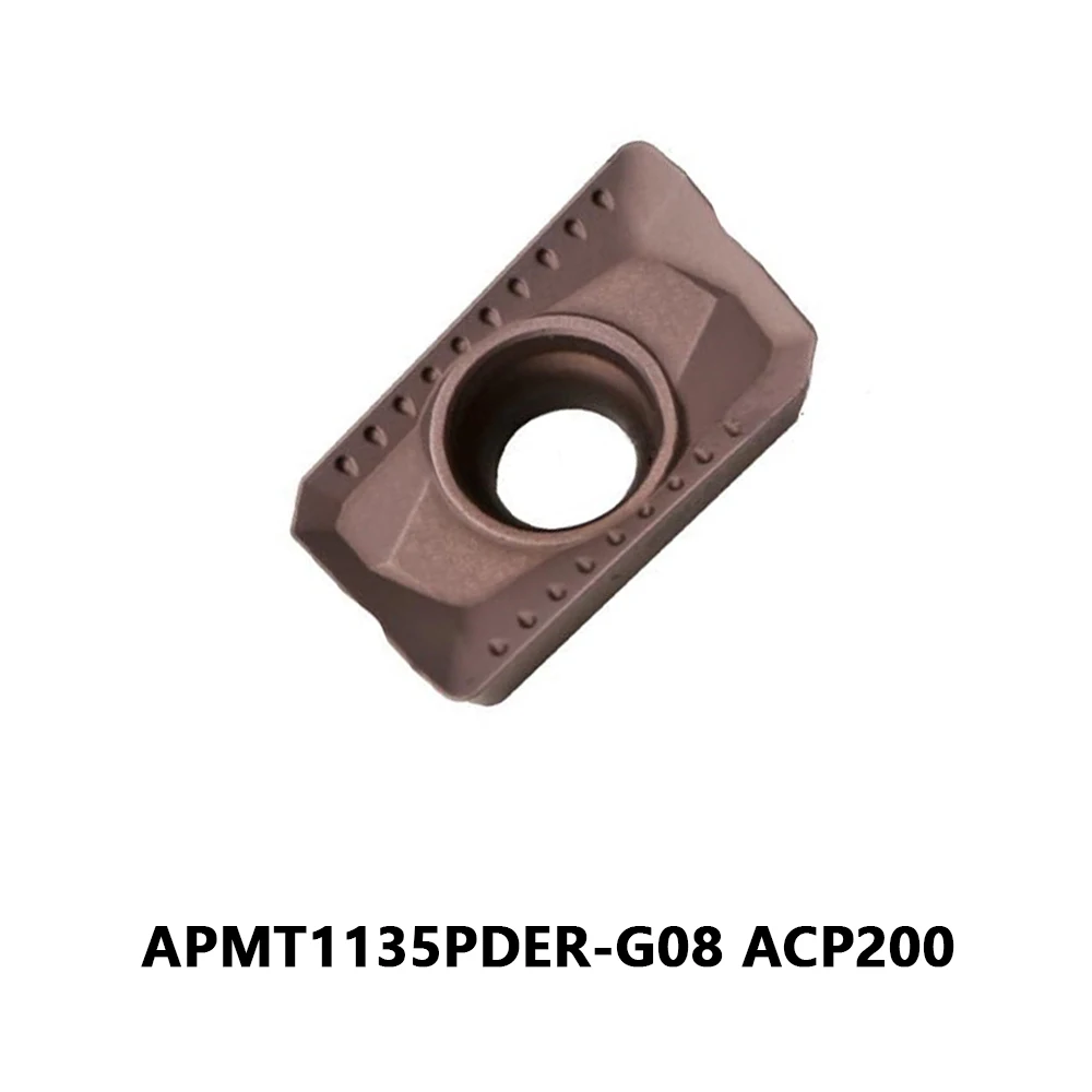 Original APMT 1135 APMT1135 1135PDER G08 Blade APMT1135PDER-G08 ACP200 Carbide Plates CNC Lathe Cutter Machine Holder Knife Turn