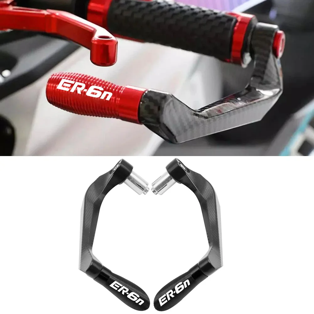 

For Kawasaki ER6N ER-6N 2006-2024 2023 2022 Motorcycle CNC Lever Guard Handlebar Grips Brake Clutch Levers