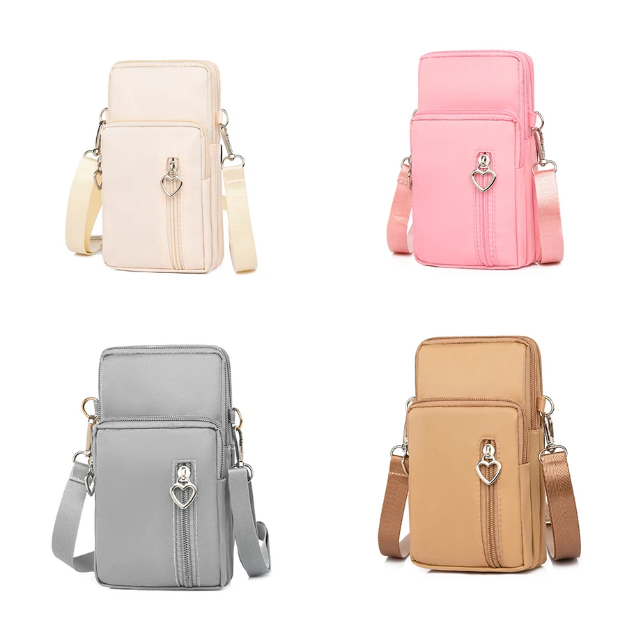 جديد النايلون حقيبة الهاتف الخليوي الكتف عملة حقيبة الرياضة الذراع حقيبة مفتاح بطاقة حقيبة كروسبودي #1