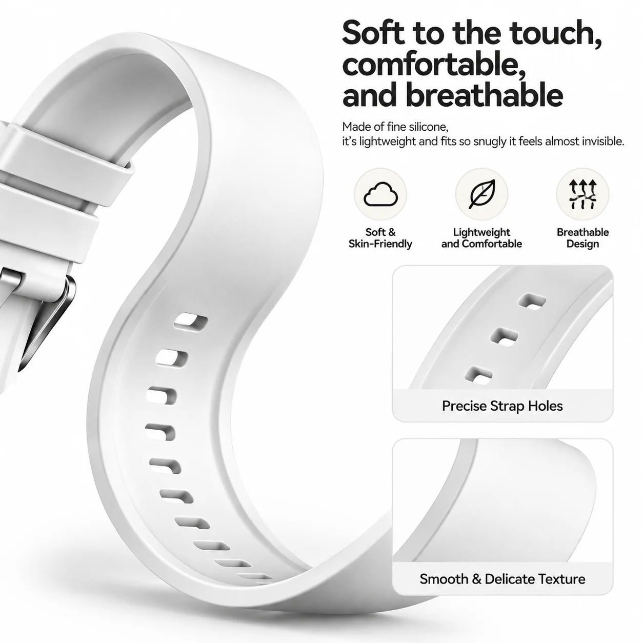 LAXASFIT Smart Watch 1.46" HD Gesture Answer SOS Bluetooth Call Heart Rate Monitor Fitness Tracker Sports Gift for Men Women gallery 5