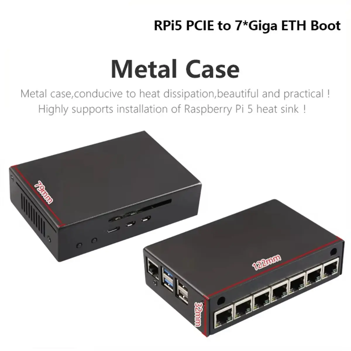 

MPRG7, для платы Ethernet от 5 PCIE до 7xGiga, без драйверов с ОС RPi и OpenWRT, поддержка маршрутизатора B