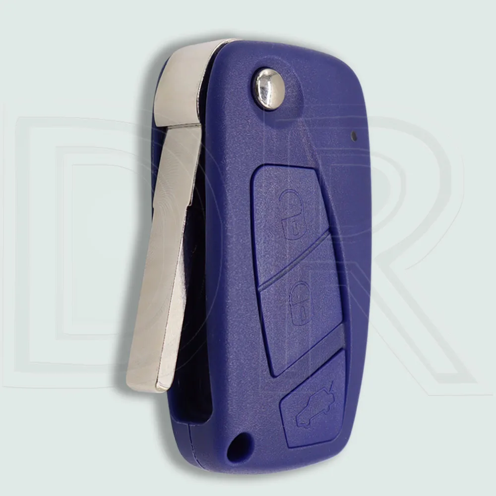DR 2/3 Button Replacement SIP22 Blade Flip Car Key Shell Case For Fiat Ducato Bravo Qubo Doblo Linea Punto Stilo Iveco Florino