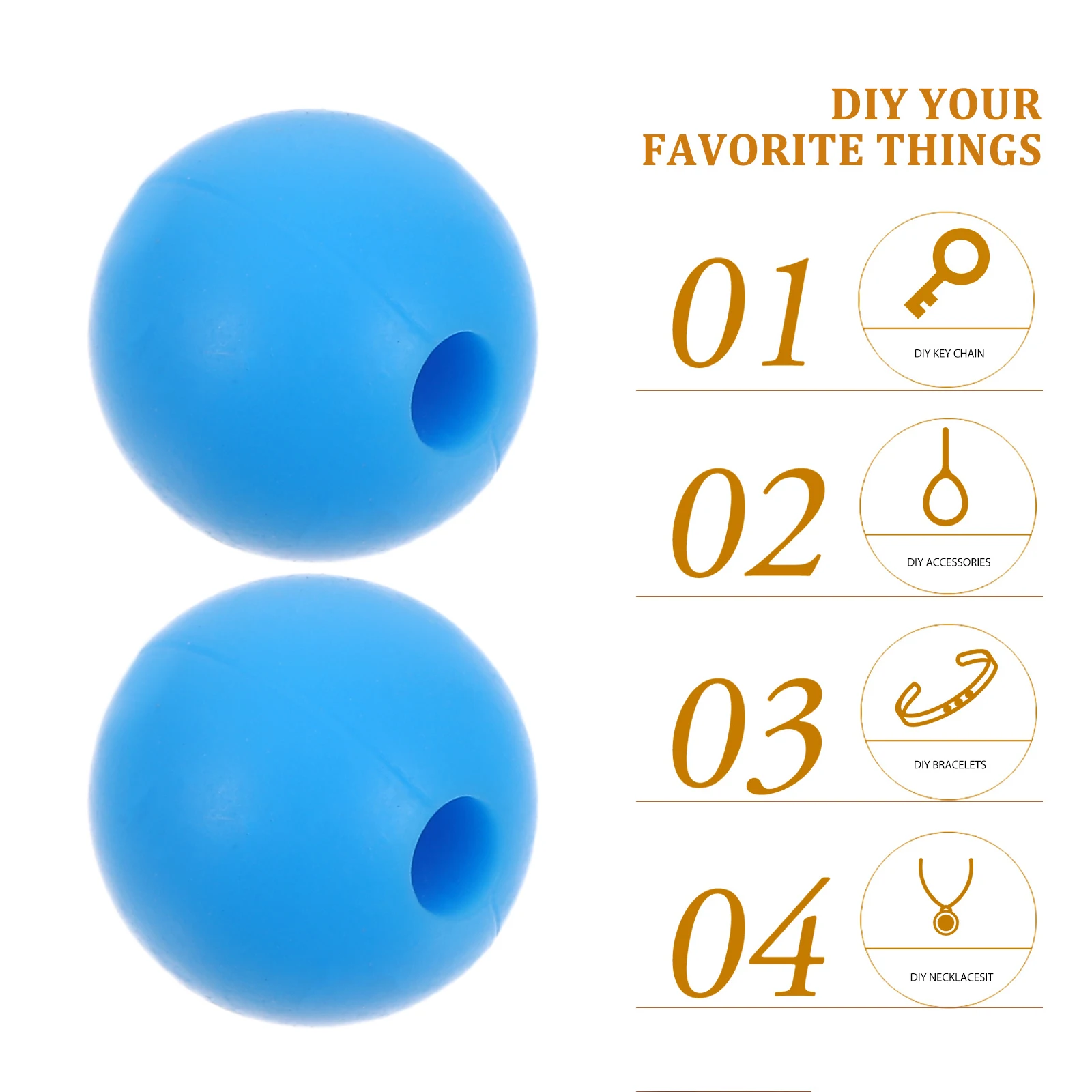 

100pcs Children Diy Beading Kit: 9Mm Silicone Round Beads For Jewelry Making Craft Projects Loose Spacer Beads Bulk For