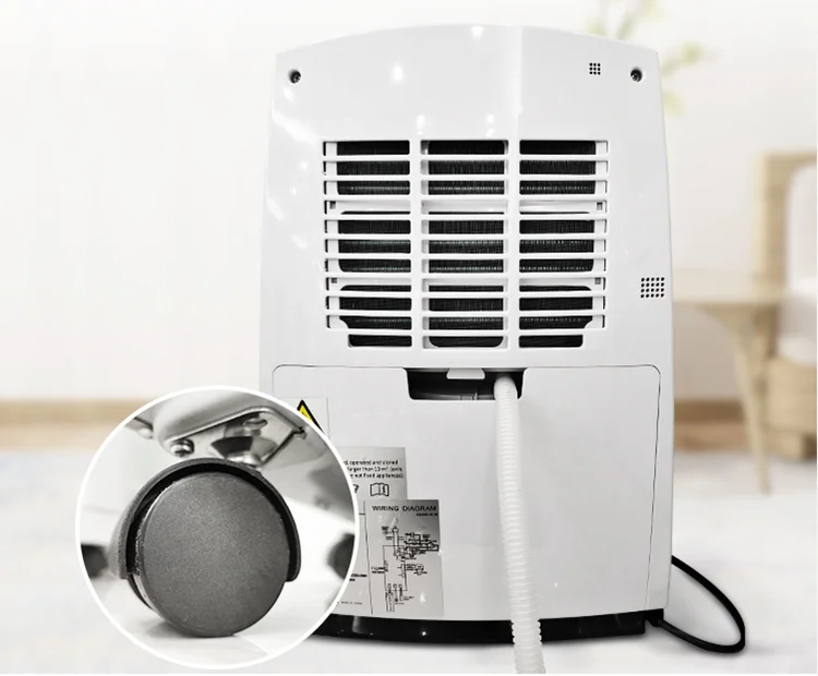 スマートUSB空気清浄除湿機、取り外し可能な水タンク付き小型ポータブル除湿機（家庭用）