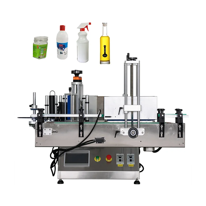 Factory Selling Automatic Desktop Round Bottles Label Applicator Jars Tabletop Labeler