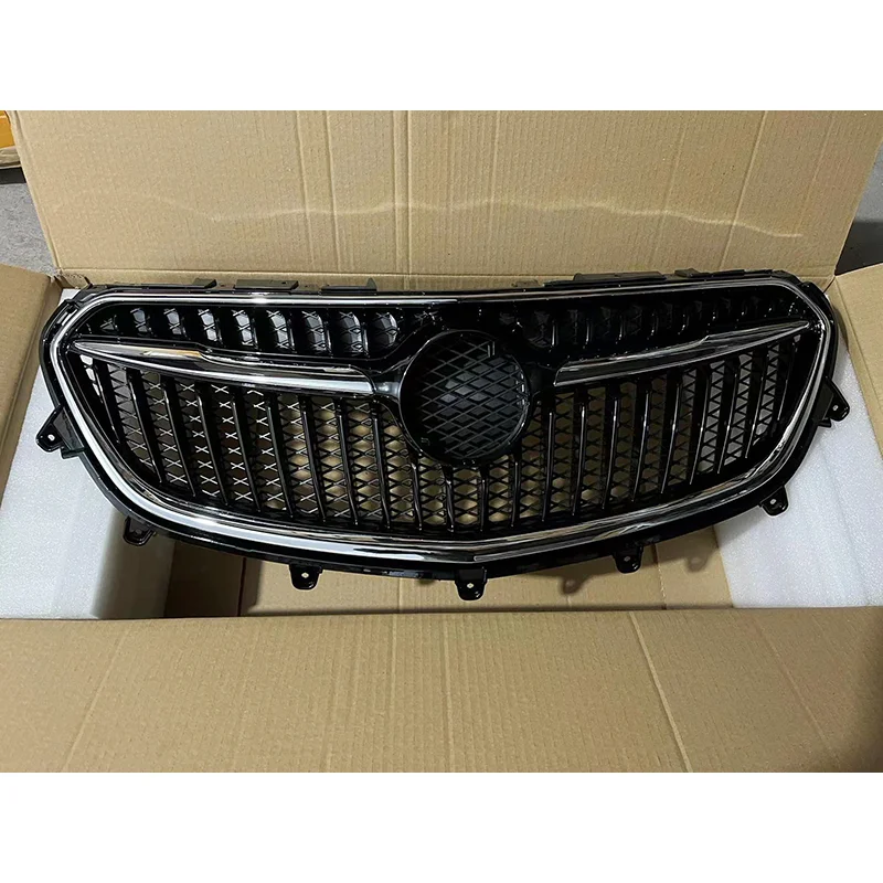 DCGO For Buick Encore 2016 2017 2018 Front Bumper Grill Mask Radiator Grille Medium net Racing Grills