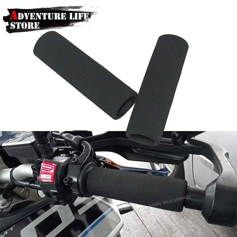 

Мотоциклетные губчатые перчатки, чехол для рычага 22 мм, универсальный руль, пенопластовые ручки, противоскользящие грязевые ямы для SUZUKI, BMW, HONDA