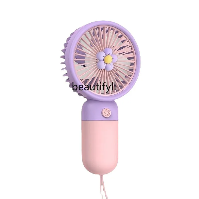 

Charging handheld desktop portable small fan, long battery life, electric fan
