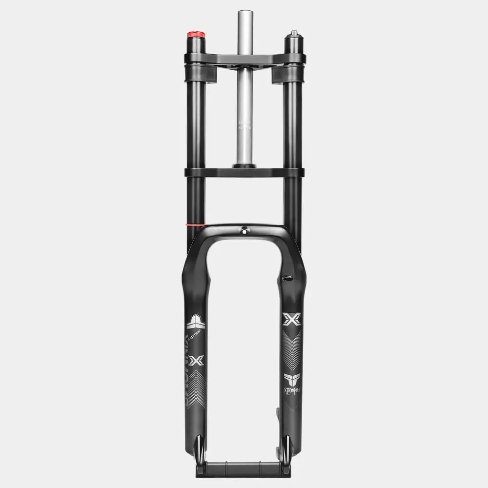 STLF High Quality 135mm Aluminum Alloy Front Suspension Forks Electric Bicycle Mountain E Bike Front Fork for 26 Inch Fat Tire E