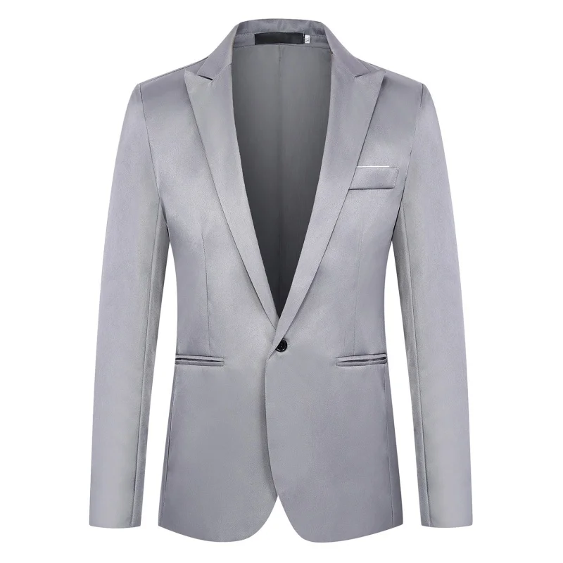 Spring and Autumn New Fashion men's clothing one button casual suit jacket Korean style blazer