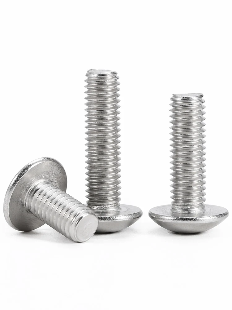M2 M2.5 M3 M4 M5 M6 M8 304 A2-70 Stainless Steel Phillips Truss Head Large Flat Round Cross Screw Bolt