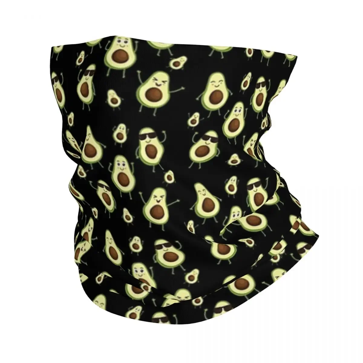 Lindo patrón de aguacate Bandana cuello polaina máscara impresa bufanda sombreros multifunción deportes al aire libre Unisex adulto toda la temporada