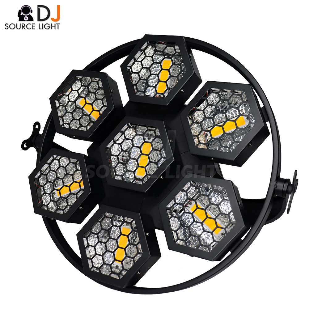 إضاءة ليد Rgb 7x50w ، تأثير الرجعية ، dmx512 ، ل دي جي ، حزب ، معدات الأداء ، نادي الرقص ، ديسكو ، بار