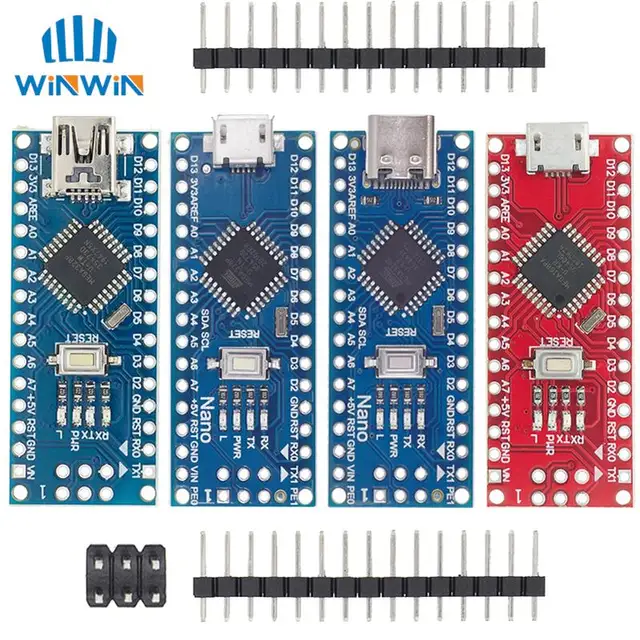 Promocja AITEWIN dla arduino Nano 3.0 Atmega328 kontroler kompatybilny moduł płytki płytka rozwojowa PCB bez USB V3.0