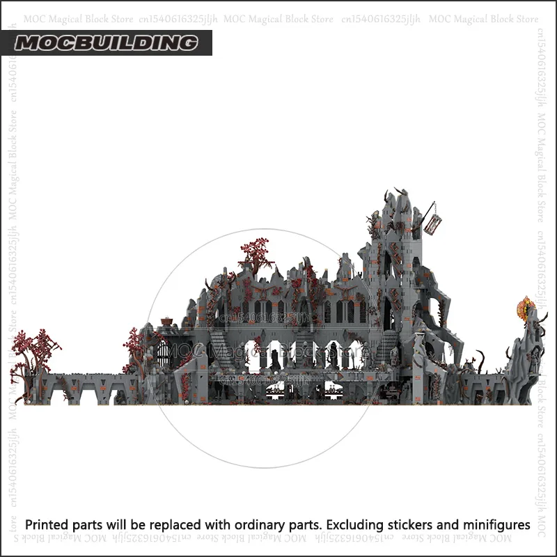 リング映画 UCS Dol-Guldur MOC ビルディングブロック城建築 DIY 組立技術レンガコレクションモデルおもちゃギフト