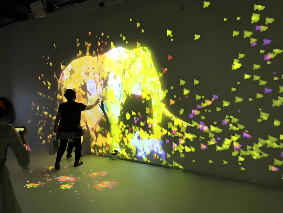 （Scanning radius 10-30 meters）Simulate mouse screen multi touch SIMINICS PAVO series Lidar interaction system