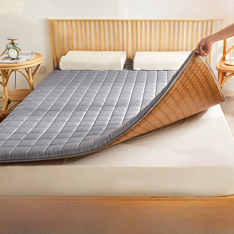 

Tat Summer Ice Silk Cooling Mat Bed Pad Soft Pad Student Dormi Single Winter Summer Dual Use Thin Home Use Mattr