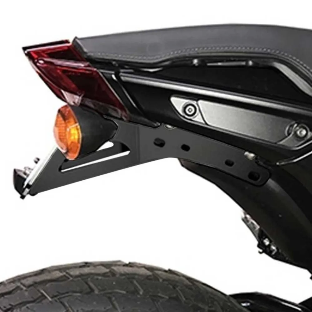 

For Indian FTR 1200 FTR1200 2019 2020-2024 2021 License Plate Holder Motorcycle Tail Tidy Fender Eliminator Registration Plate