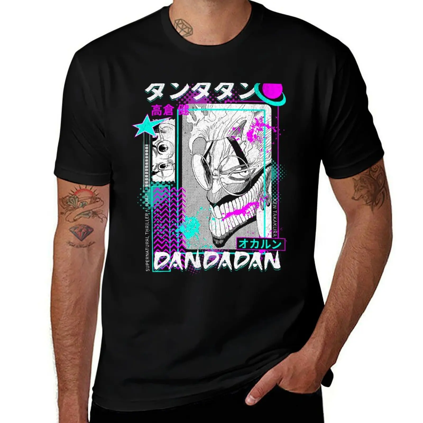 Aesthetic Dandadan Graphic T-Shirt man t shirt cotton high quality t shirts for man graphic vintage t shirts cotton 100% T-shirt