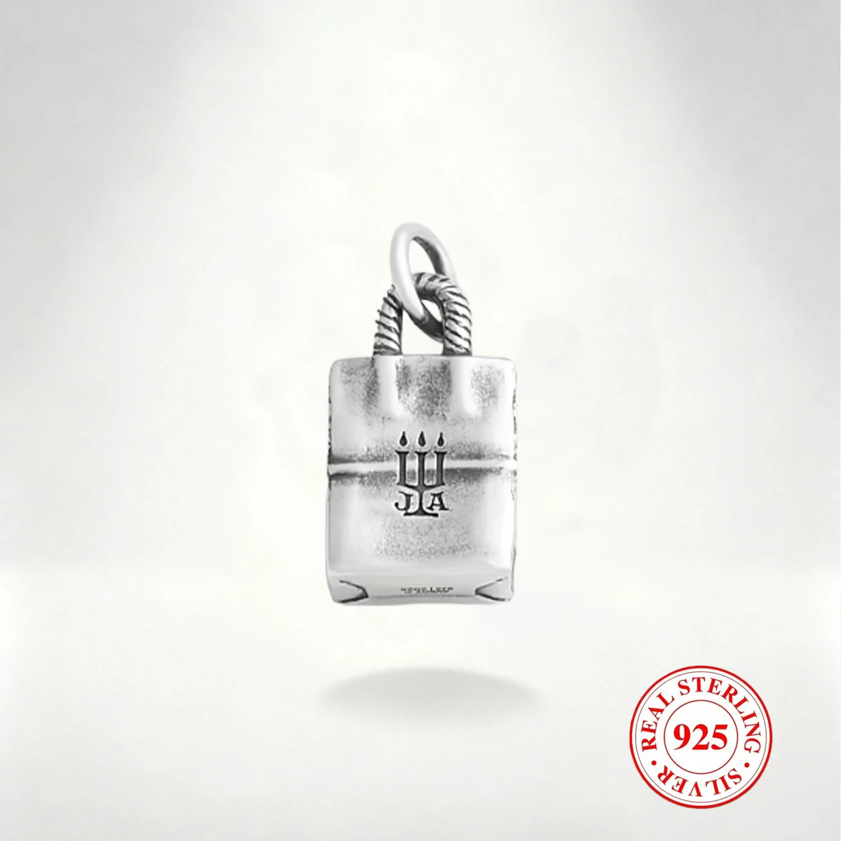 

1pc S925 sterling silver Gift Bag Pendant, DIY pendant, Unique and Retro style DIY pendant , for daily, party, and banquet decor