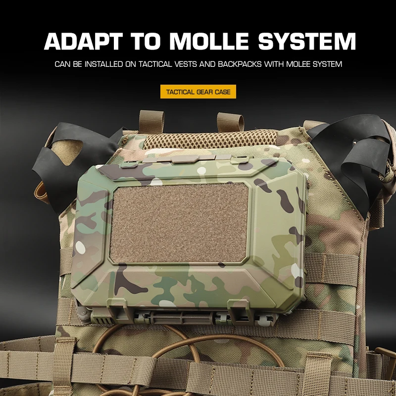 Funda táctica impermeable para pistola – Doble espuma y sistema MOLLE - imagen 2