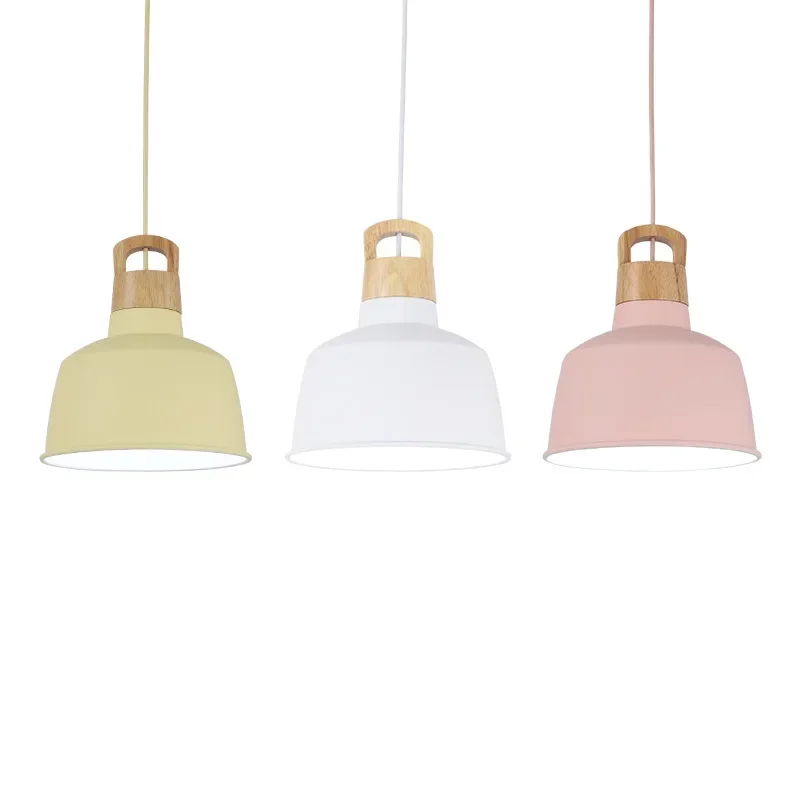 

Nordic creative macaron chandelier, dining room light personalized dining table bar light, aisle bedroom study office