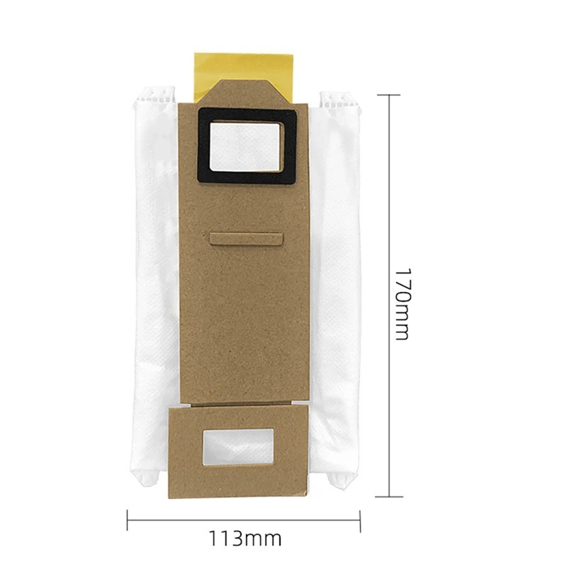 10 Pcs Disposable Dust Bags For Xiaomi Roborock S7 T7S T7S Plus Auto-Empty Dock Vacuum Cleaner Accessories