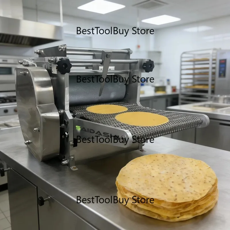 Large Round Tortilla Making Machine Grande Size Commercial for Dubai Market Restaurant Use 15cm 20cm