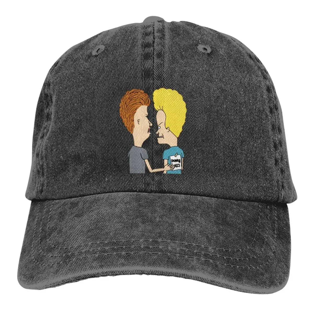 Prank For Beavis Dumb Ass Baseball Cap Men Hats Women Visor Protection Snapback Beavis and Butthead Funny Sarcastic Cartoon Caps