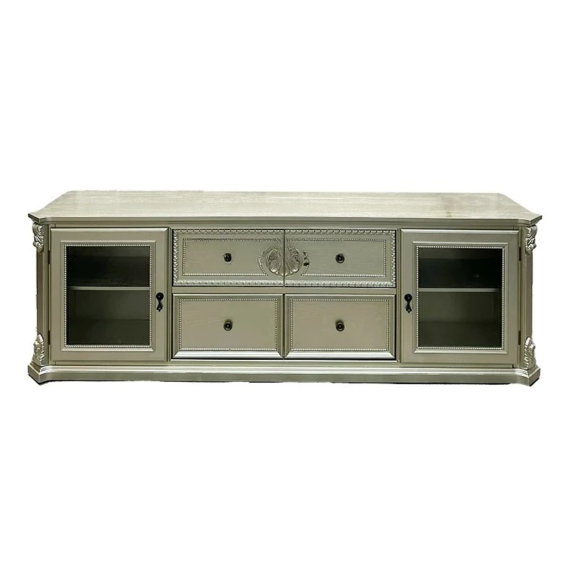 

Американский свет, роскошный ТВ-шкаф из массива дерева, современный простой европейский ретро-старый напольный шкаф для хранения, мебель