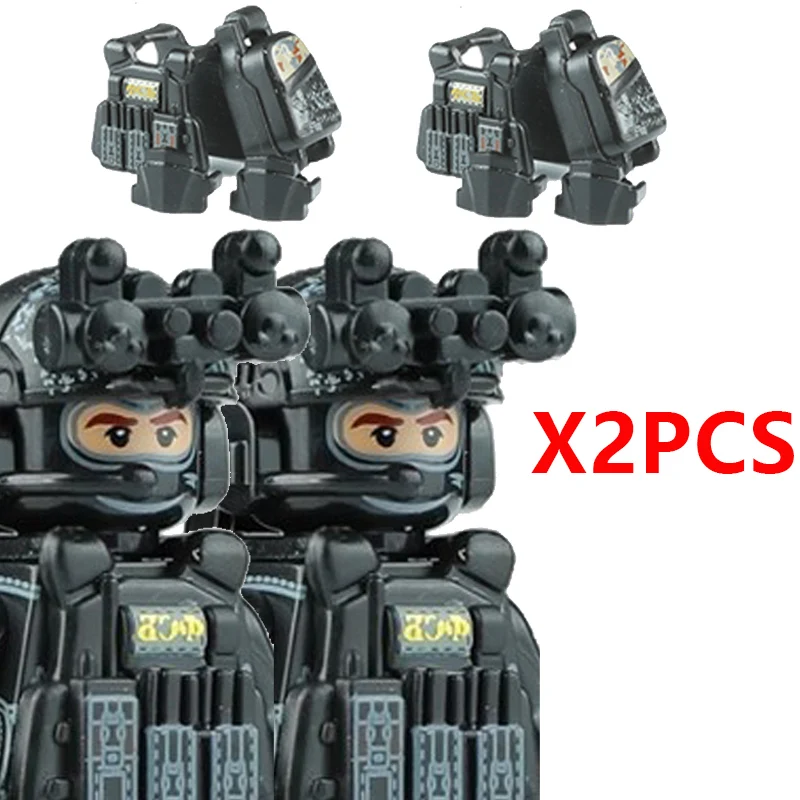 Militär Russland Spezialeinheiten SWAT Bausteine Deutscher KSK US Stadtpolizei Armee Angriffssoldat Figur Waffen Bausteine Spielzeug