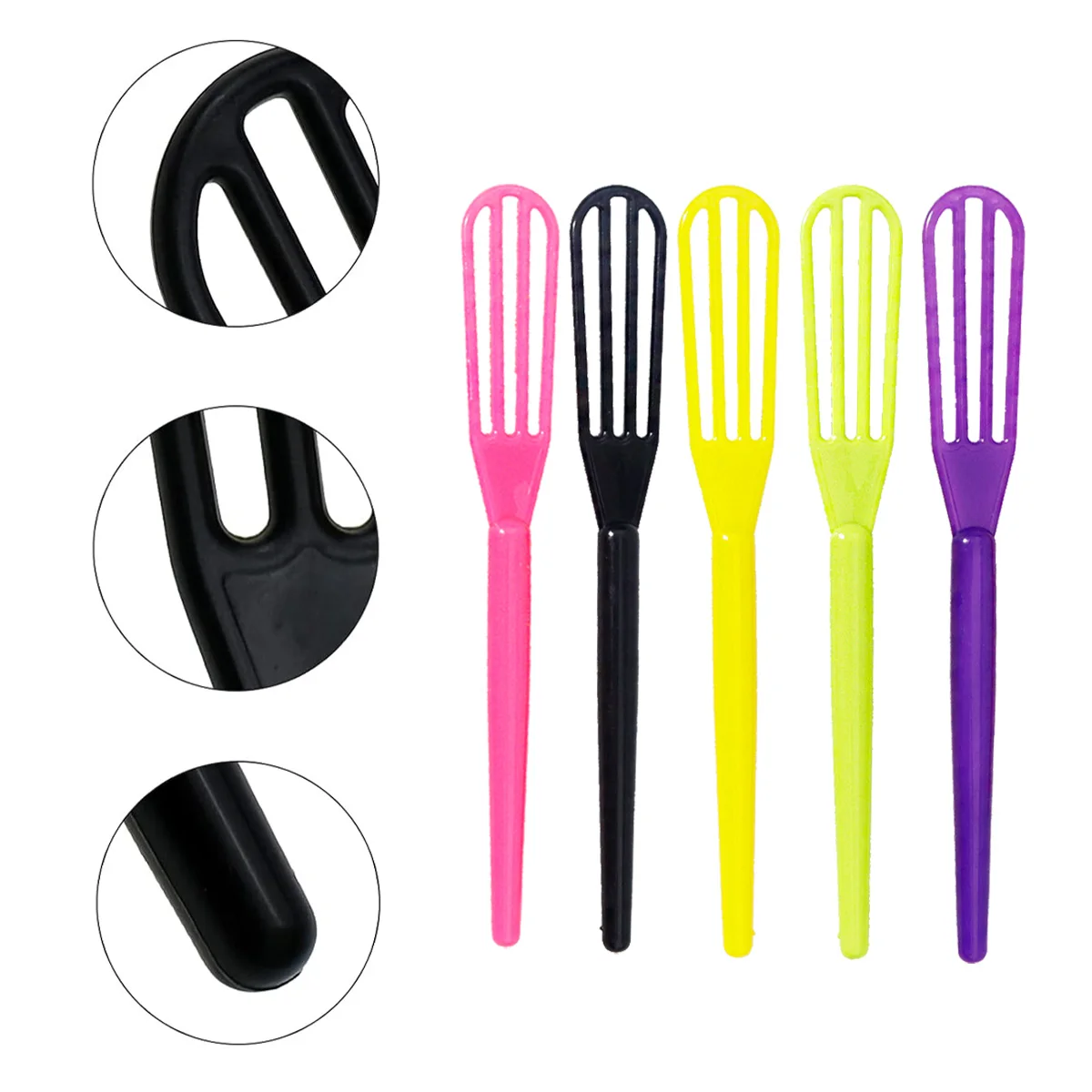 10pcs Plastic Hair Dye Mixing Stick - Hair Dye Mixing Stick, Durable ABS Plastic Root Mixing Tool, Special for Real Hair Wigs