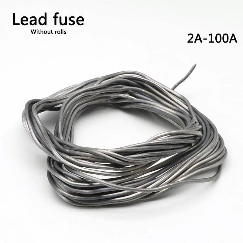 1 ROLL Household factory insurance lead wire Large volume national standard factory fuse wire 3A5A10A15A20A25A30A40A45A60A