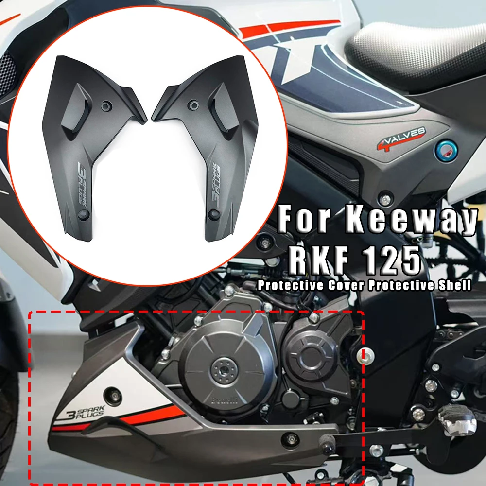 

Motorcycle Lower Bottom Plate Plastic Plates Protective Cover Protective Shell Decoration Shell For Keeway RKF 125 RKF 125