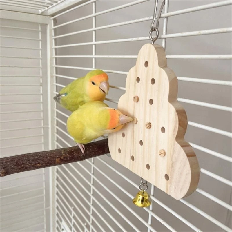 L74D Pet Bird Climbing Toy for Parrots Grinding Keyboard Chew Toy for Cage Bird