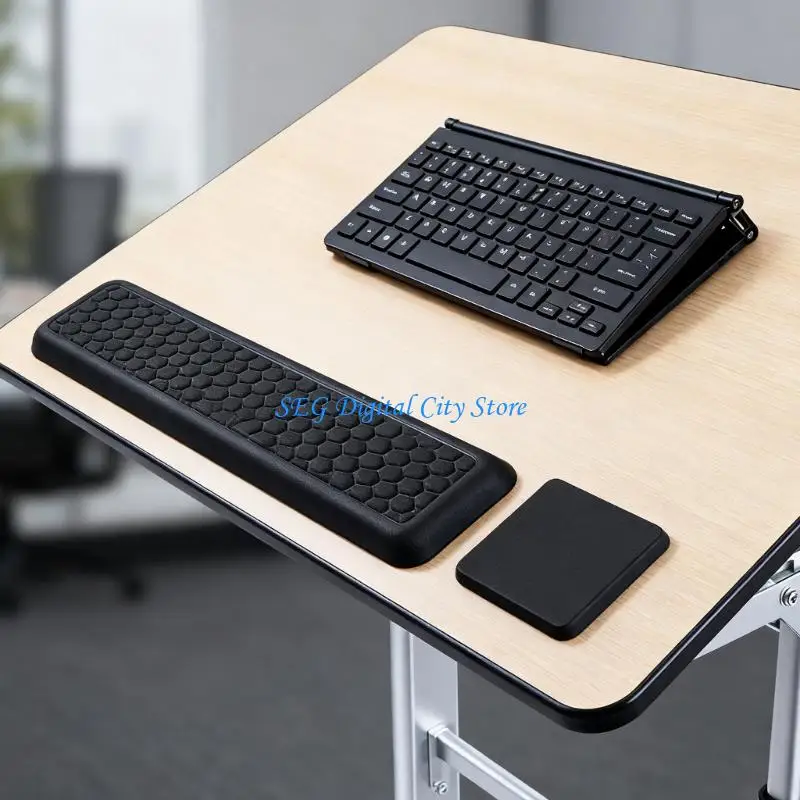 U75B Keyboards Wrist Rest Ergonomic Mouse Wrist Pad Comfortable for Computer Keyboards