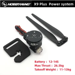 Hobbywing  X9 plus Power system 9260 motor 36190 propeller for DIY 20L 25L Multirotor Agricultural Spraying Drone Frame