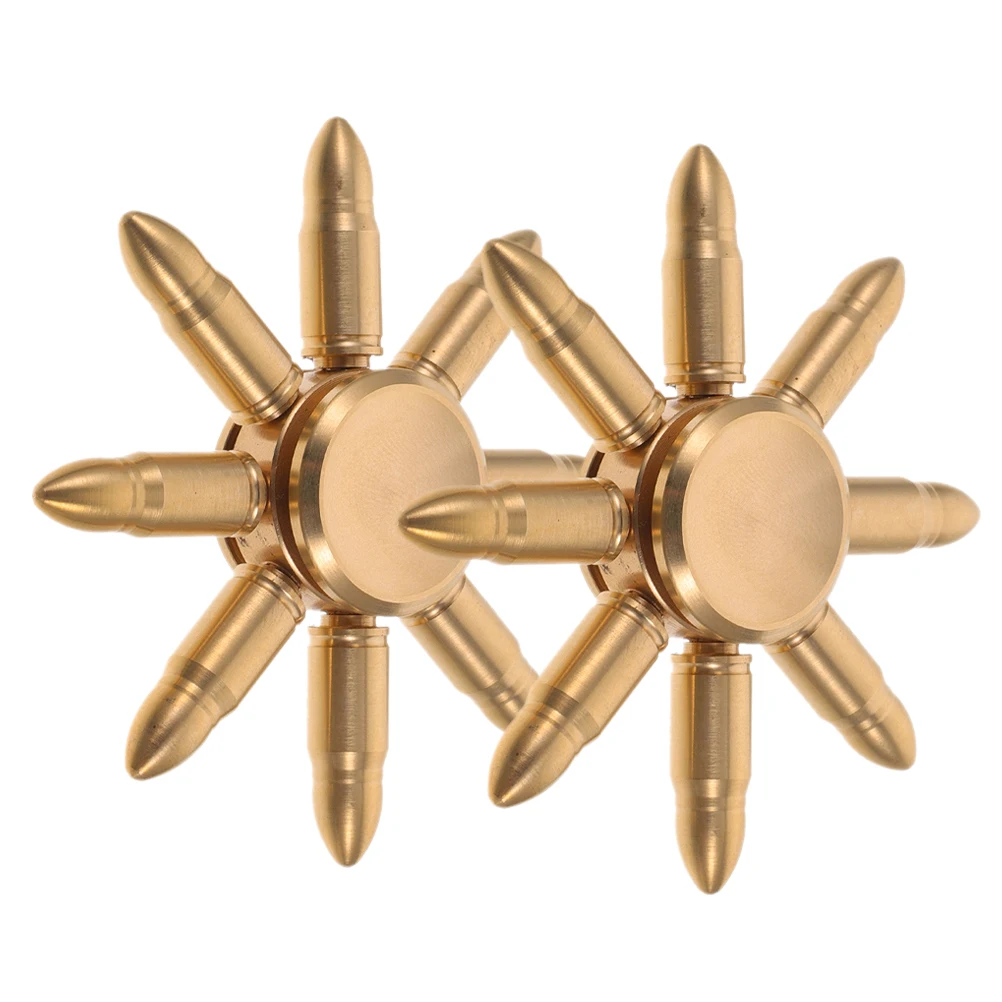 

2 шт., медная металлическая игрушка-гироскоп на палец, съемная вращающаяся игра на палец, декомпрессия для взрослых, подростков, вечерние сувениры