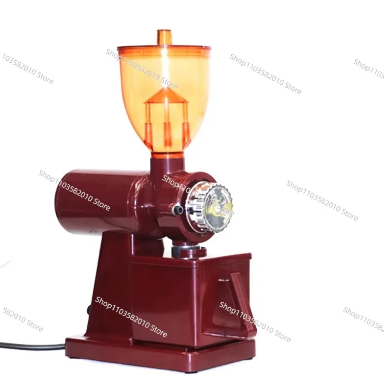 Stainless steel electric coffee grinder for household coffee beans, electronic touch control