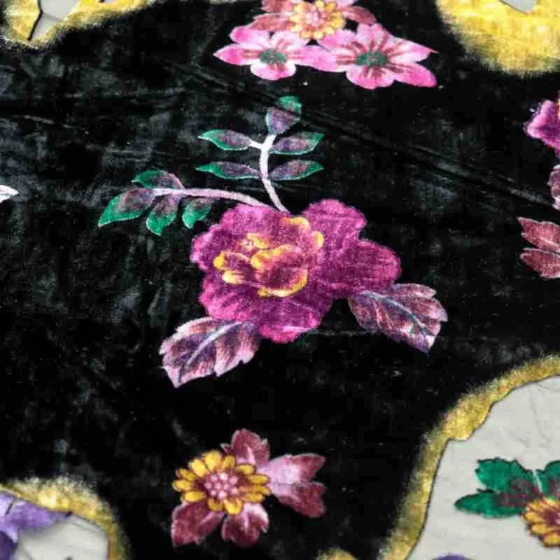 

Тканое бархатное парчовое платье с вышивкой и вискозным принтом, ночная рубашка из крапитанной ткани, платье Cheongsam