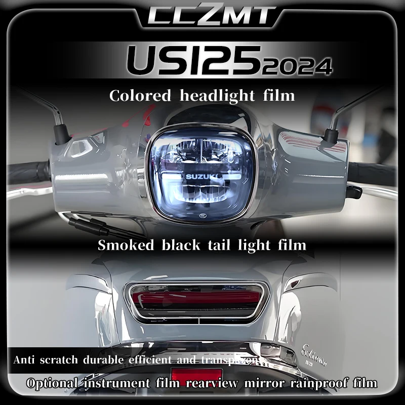 

For Suzuki US125 US 125 us125 2024 Motorcycle headlight film taillight film protective sticker instrument film accessories