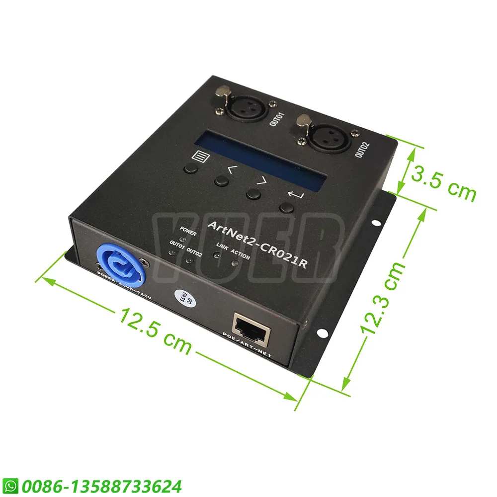 Imagem -04 - Artnet-interface Network Converter Extensão para Titan ma Console Fixado pela Iluminação Light Hook Stage Entrada Saída Saída Dmx512 3pin