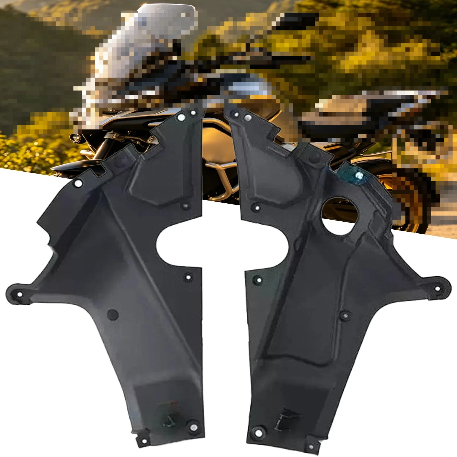 Motorcycle Radiator Left Right Inner For CFMOTO 800MT CF800-8 Fender Shields Water Tank Fender Shields Inner Lining Modification