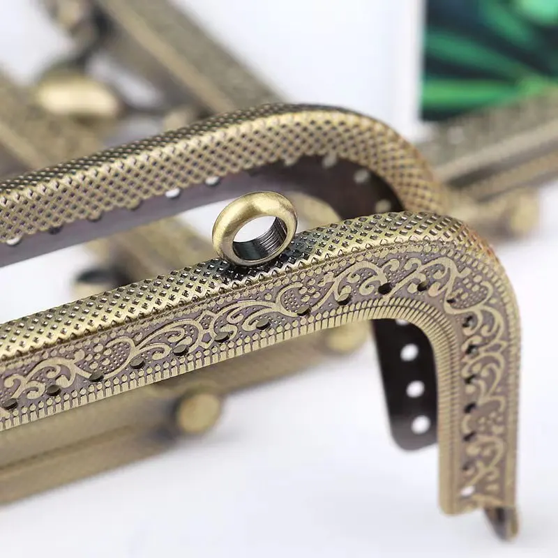 10pcs 8.5-25cm Clutch Purse Frame Handle Coins Bags Part Metal Kiss Clasp Lock Handbags Accessories