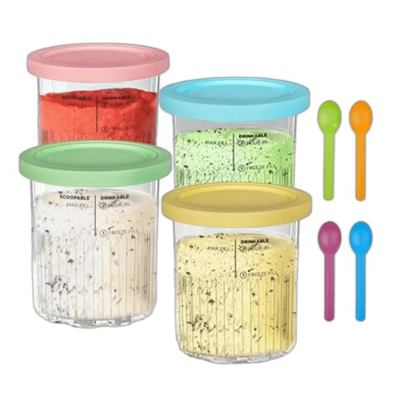 A76G-Copa de helado para Ninja NC500 NC501-reemplazo de contenedor a prueba de fugas y apto para lavavajillas